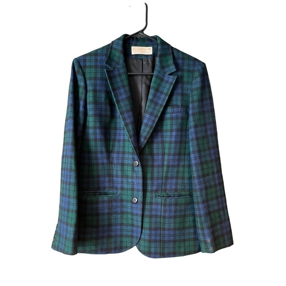 Pendleton Jackets & Blazers - 𝅺Vintage 70s Pendleton Virgin Wool Tartan Blazer Size Small